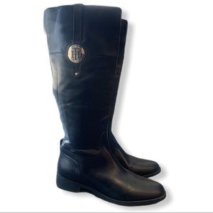 Tommy Hilfiger Ilia Riding Boots Black Size 10